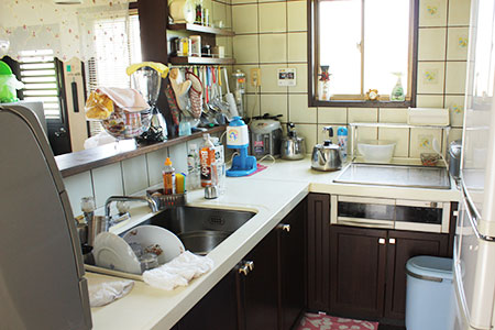 キッチン大掃除と収納 ナチュラルキッチン ガーデンインテリア Diy